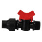 Mini valvola Filettata 3/4'' - Raccordo tubo bassa densit&agrave; 16mm