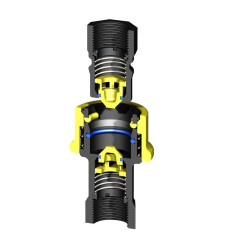 Schnellkupplung male DRY SHUT Innengewinde 1 BSP