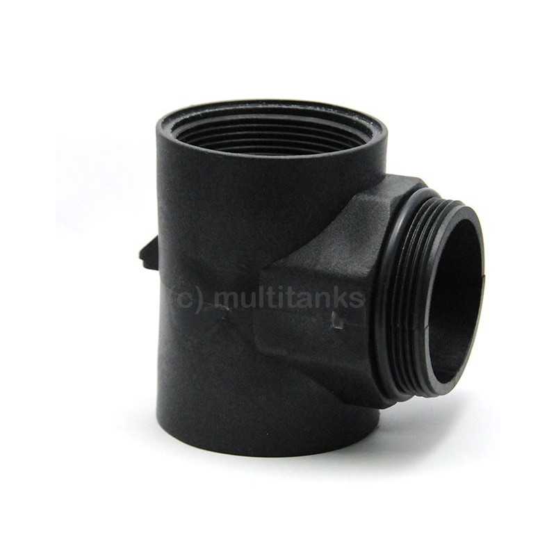 G2 tee connection for IBC tank