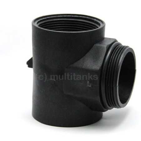 G2 tee connection for IBC tank