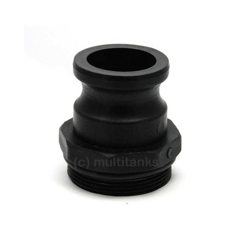 Raccordo G2 camlock maschio 1''1/2 - maschio 2'' BSP