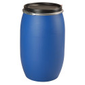 Drum / Container 120 liters blue with total opening