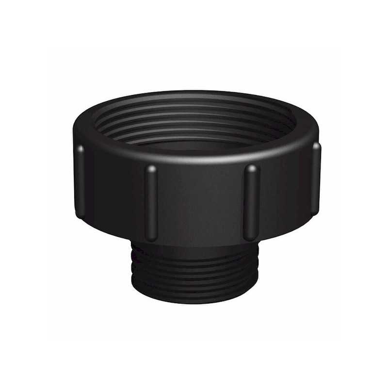 Verbindung weiblich S92x4 - männlich mit Gewinde S60x6 Verbindung weiblich S92x4 - männlich mit Gewinde S60x6