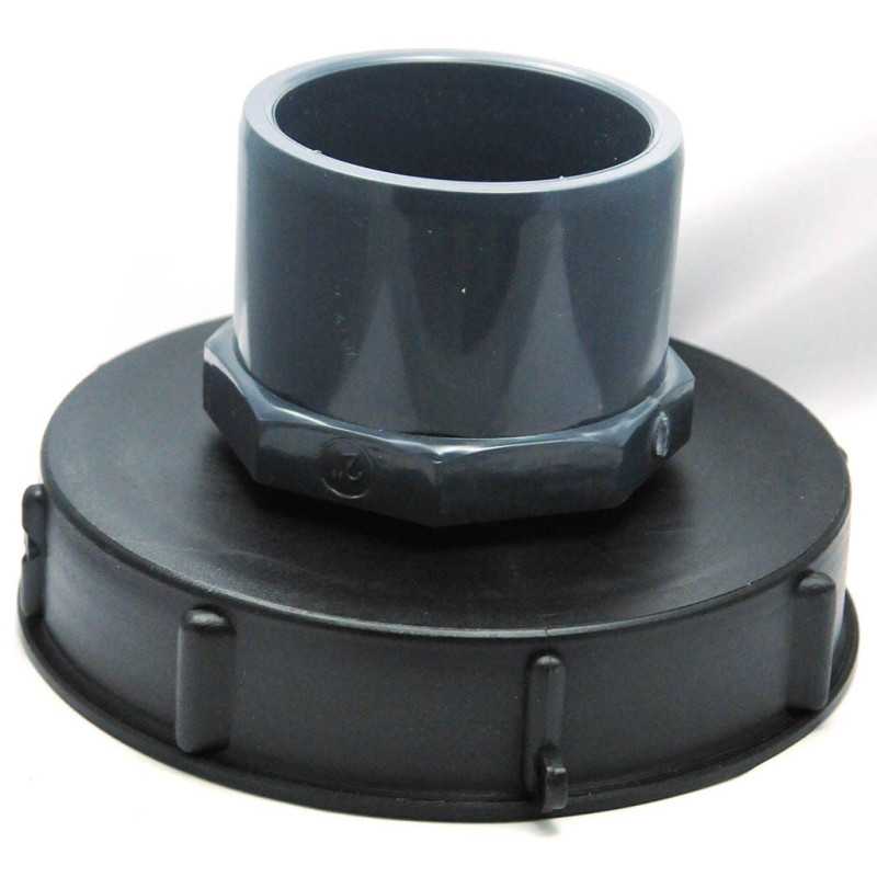 Coperchio 15cm per cisterna 1000L con ingresso PVC 75/90 Coperchio 15cm per cisterna 1000L con ingresso PVC 75/90