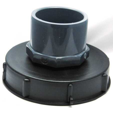 Deckel 15 cm bis 1000L Tank mit PVC-Eingang 75/90