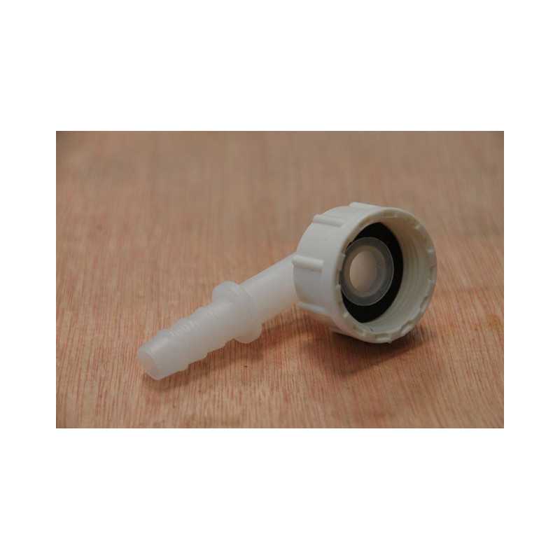 Raccordo femmina gomito 20/27 per lavatrice