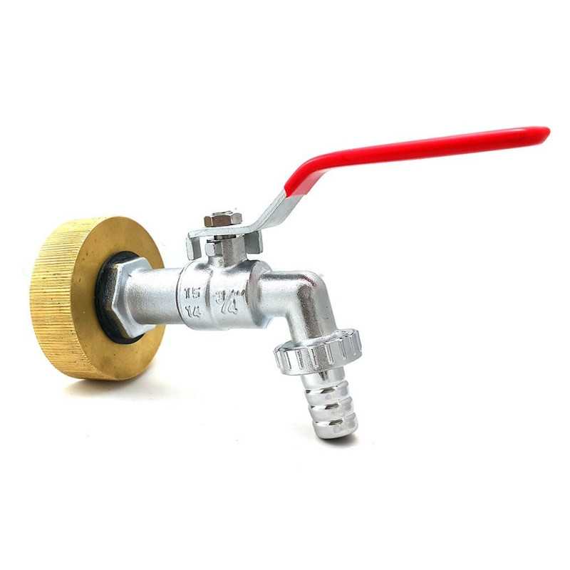 Raccordo femmina S60x6 ottone - rubinetto ottone cromato 3/4 pollice Raccordo femmina S60x6 ottone - rubinetto ottone cromato 3/4 pollice