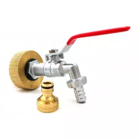 S60x6 brass female fitting - 3/4 inch chrome plated brass faucet