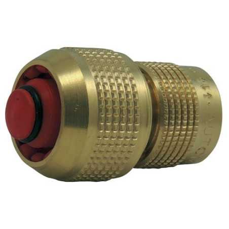 Quick coupling 3 aquastop balls in brass