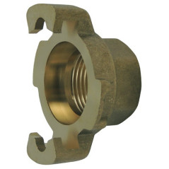 Conector Express con punta roscada, latón sin fisuras