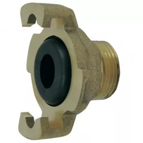Express fitting with threaded end, supplied with assembled seal