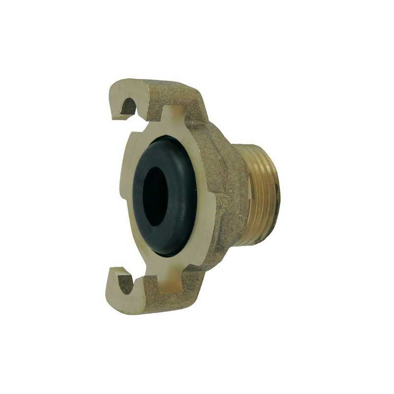 Express fitting with threaded end, supplied with assembled seal