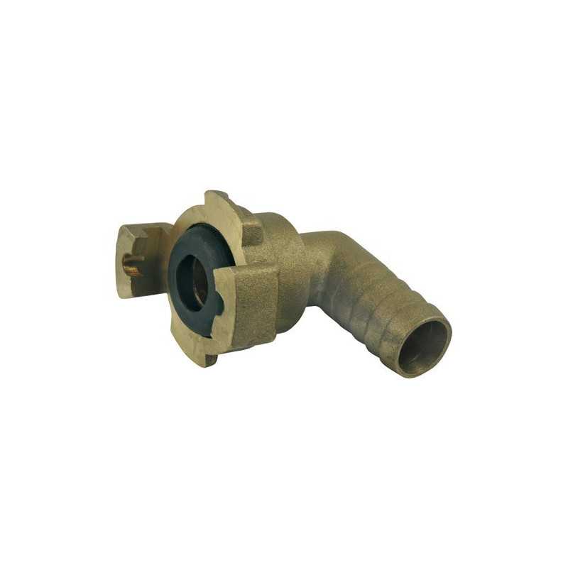 Rotating 90° Express Fitting in Brass - Patented Model ® - Supplied with Pre-Fitted Seal Rotating 90° Express Fitting in Brass - Patented Model ® - Supplied with Pre-Fitted Seal