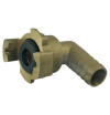 Brass 90-degree express connection - patented ® - comes with mounted seal 