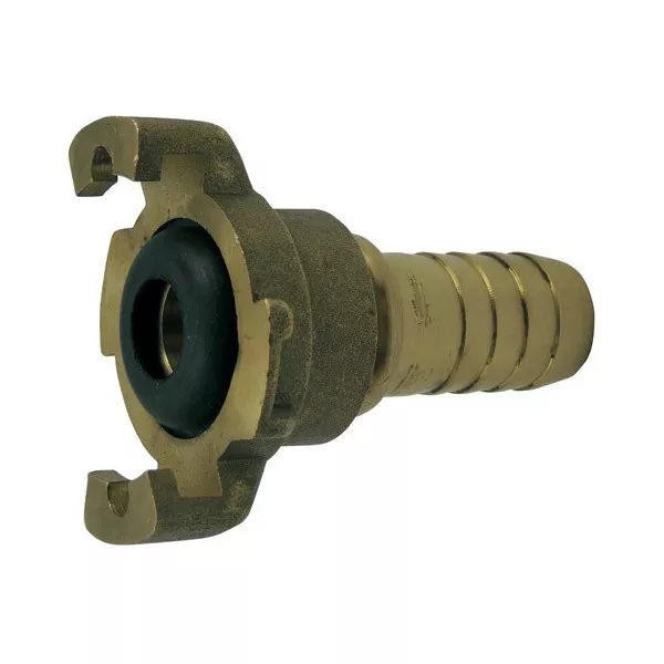 Express coupling in straight brass - patented ® model - supplied with gasket