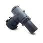 S60x6 Innengewinde Überwurfmutter mit 90° Bogen und männlichem Schlauchanschluss 50mm S60x6 Innengewinde Überwurfmutter mit 90° Bogen und männlichem Schlauchanschluss 50mm