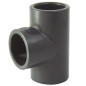 T&eacute; uguale 90&deg; F/F/F in PVC da incollare
