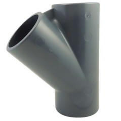 45 ° F / F / F Tee in PVC