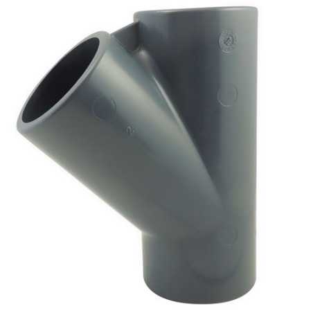 pari tee 45 ° F / F / F PVC