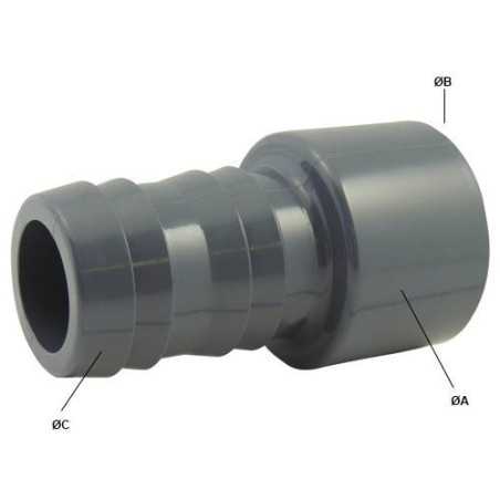 Spigot Fitting in PVC to Glue