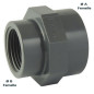 Guaina a vite PVC-U femmina-femmina ridotta PN16: Adattatore filettato Guaina a vite PVC-U femmina-femmina ridotta PN16: Adattatore filettato