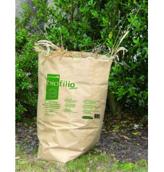 Green and organic waste paper bags