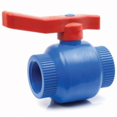 Polypropylene antifreeze ball valve female / female BSP