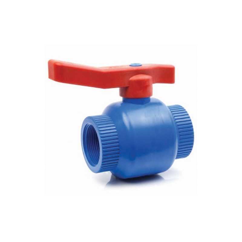 Frostsicheres Kugelventil aus Polypropylen Innengewinde/Innengewinde BSP Frostsicheres Kugelventil aus Polypropylen Innengewinde/Innengewinde BSP
