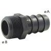 16mm x 3/4 '' fluted male end