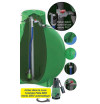 Ecoregul rainwater control tank with pump, reinforced, high outlet