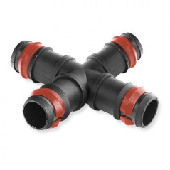 Croce con anello di sicurezza per la micro irrigazione