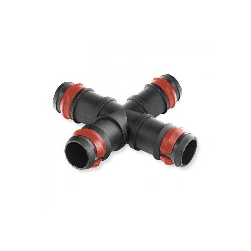 Croce con anello di sicurezza per micro irrigazione Croce con anello di sicurezza per micro irrigazione