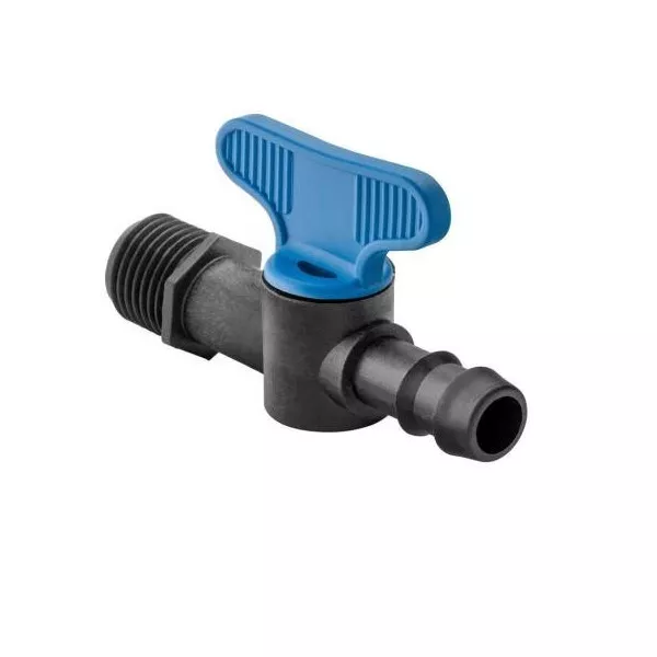 Mini threaded valve 1/2 '' - fluted 16 mm for micro irrigation