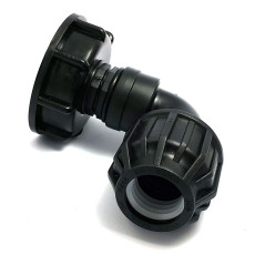 S60x6 fitting with 25mm angled outlet