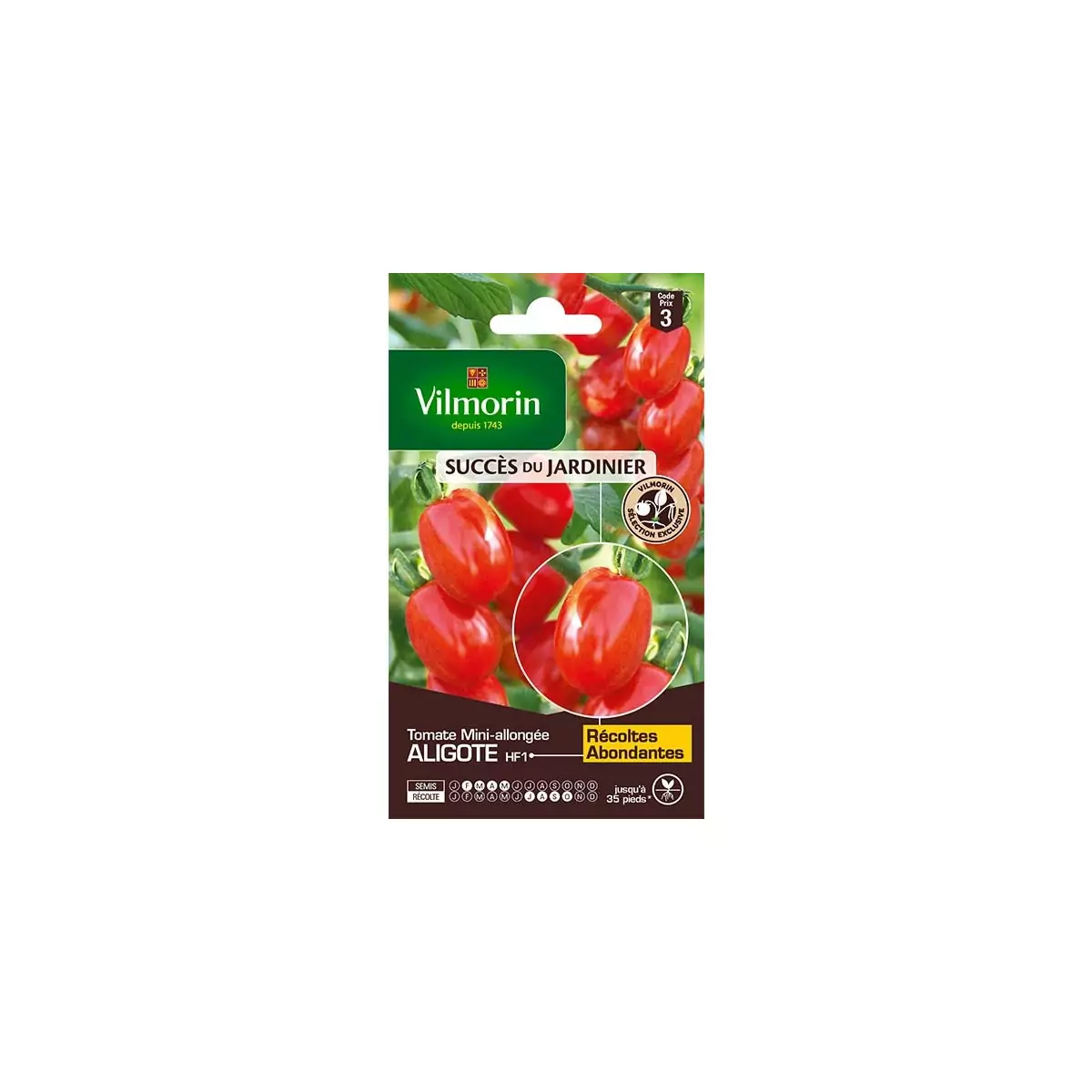 Sementi di pomodori bag Aligote HF1 VILMORIN