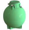 Water-water recovery tank Ecociter pre equipped