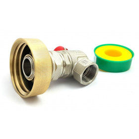S60x6 brass fitting with 3/4 "female brass tap