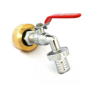 Female fitting S60x6 brass - brass valve outlet 1''1 / 4 fluted 25mm