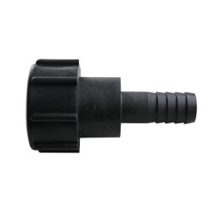 Muffen-Verschraubung 2'' S60x6 - Schlauchtulle gerade Ø 25mm