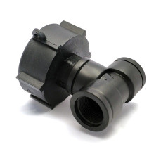 Polypropylene S60x6 fitting - double female 3/4 '' BSP outlet for IBC 1000 liters