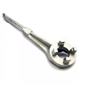 Aluminum wrench for bungs