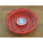 Tapa de 15cm para tanque 1000L con abertura central, color rojo