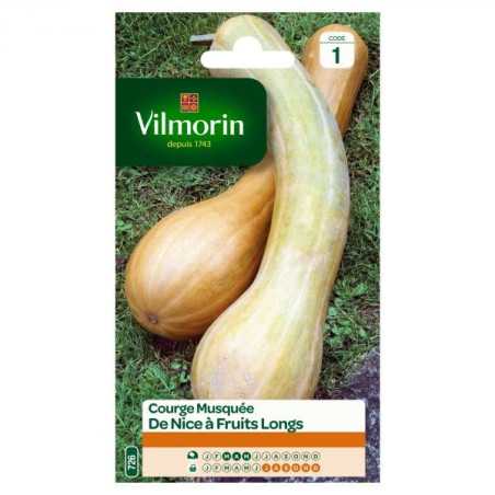 Sachet graines Courge musquée de Nice à fruits longs