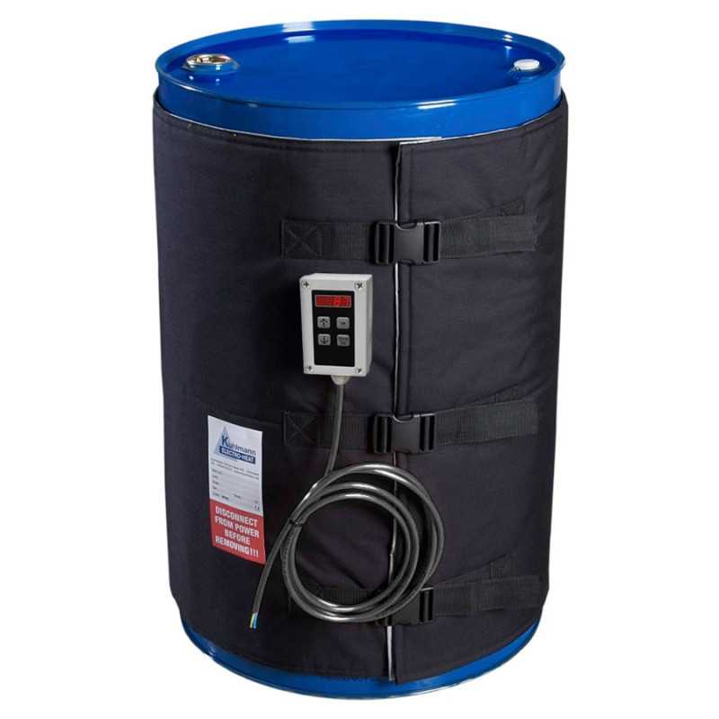 Manta calefactora para bidones 0-90°C