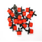Un sacco di 20 droppers di colore rosso Un sacco di 20 droppers di colore rosso