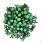 Lot of 100 green-colored droppers Lot of 100 green-colored droppers