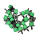 Lote de 20 goteros color verde