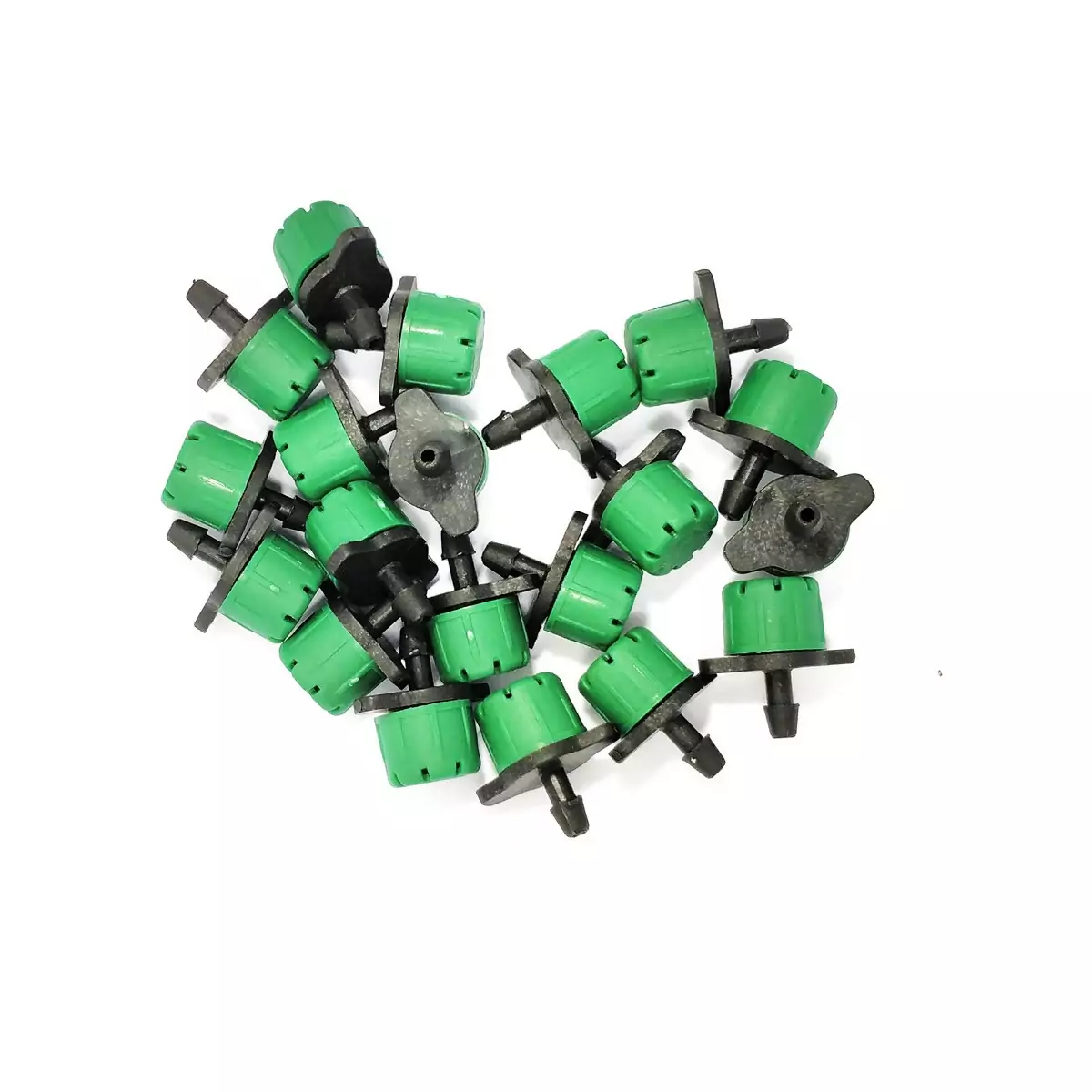 Set of 20 green color drippers