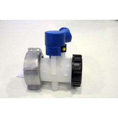 Absperrhahn 2 Zoll mit 70mm Mutter für IBC Tank 1000 Liter