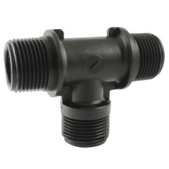 Tee accesorio macho macho roscado BSP